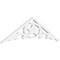 Ekena Millwork Pitch Austin Architectural Grade PVC Gable Pediment, 36"W x 10 1/2"H x 1"P (7/12) GPP036X011X100AUS - alternate 1